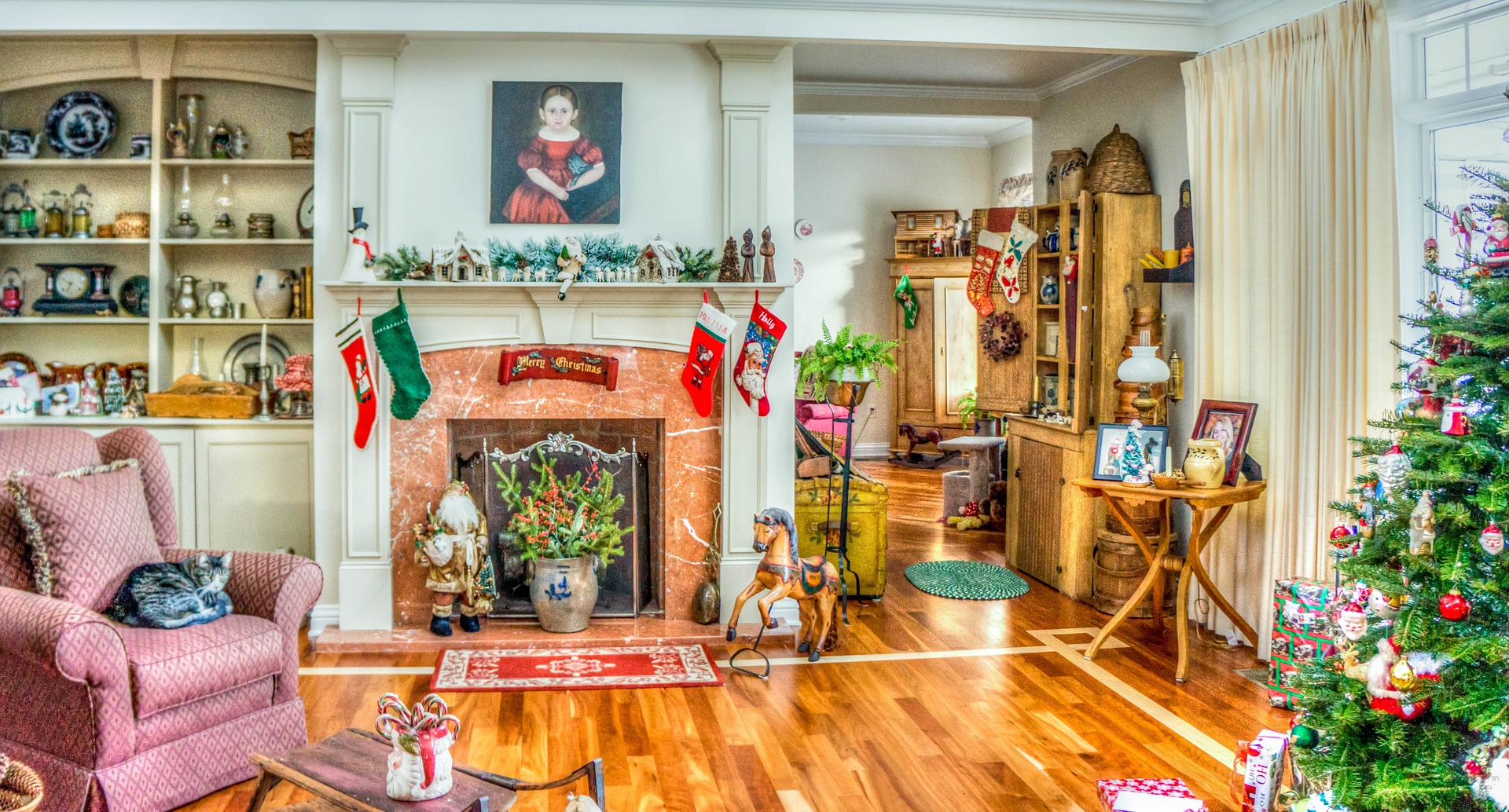 36 fiori finti di stella di Natale glitterati di 3 dimensioni diverse, ideali come decorazioni per albero di Natale, Natale, capodanno, casa, esterni