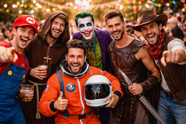 costume di carnevale da uomo