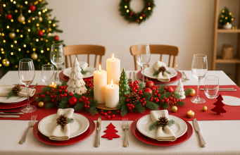🎄 Le migliori decorazioni natalizie per la tavola: idee eleganti e festive per un Natale ancora più speciale Decorazioni natalizie per la tavola