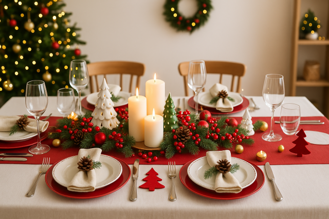 🎄 Le migliori decorazioni natalizie per la tavola: idee eleganti e festive per un Natale ancora più speciale Decorazioni natalizie per la tavola
