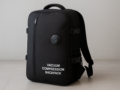 Beauty Case Da Uomo Impermeabile – Organizer Da Viaggio Per Doccia E Rasatura, 26x14,5x9,5 Cm, Con Manico, Colore Nero