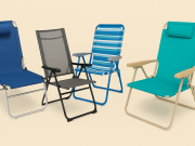 Sedia da spiaggia pieghevole portatile