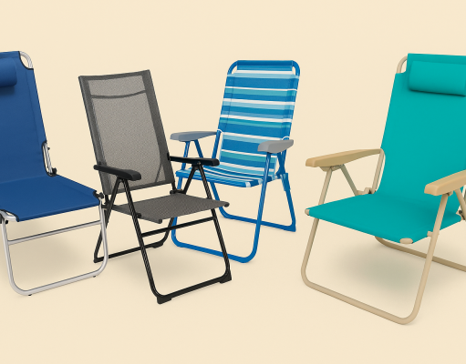 Sedia da spiaggia pieghevole portatile