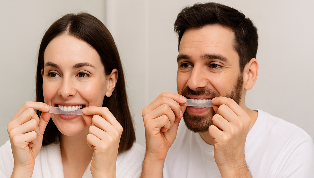 Strisce sbiancanti denti