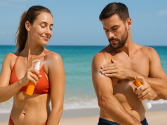 protezione solare corpo spray SPF 50