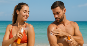 protezione solare corpo spray SPF 50