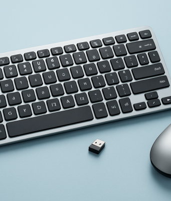 tastiera e mouse wireless