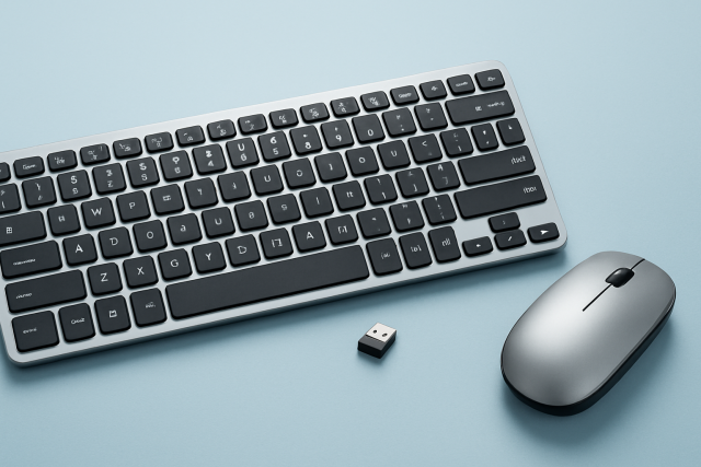 tastiera e mouse wireless