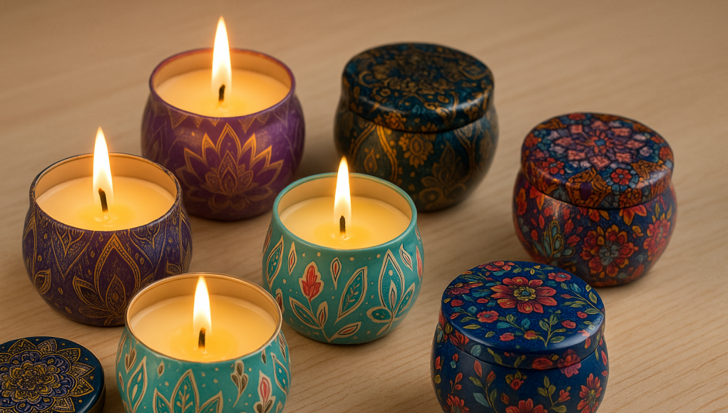 set di candele profumate