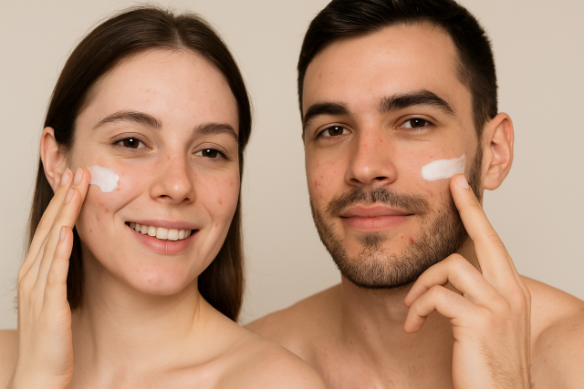 crema viso per pelle acneica