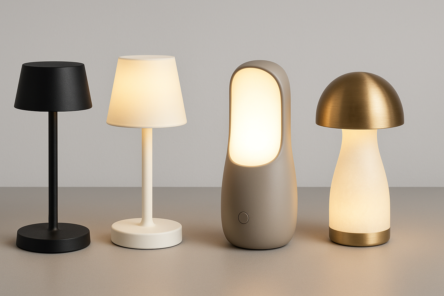 Lampada Da Tavolo LED Senza Fili - 8 Colori RGB, Bianco Caldo, Ricaricabile, Impermeabile IP44 Con Telecomando - Per Interni/Esterni