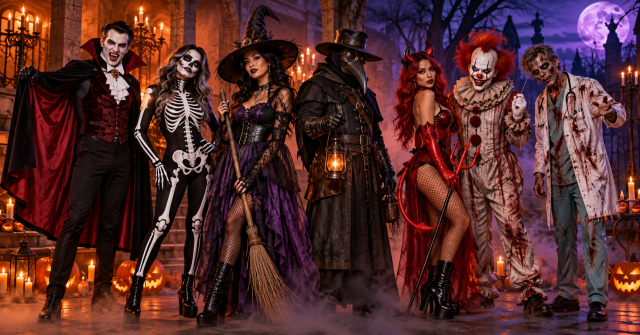 costume halloween completo