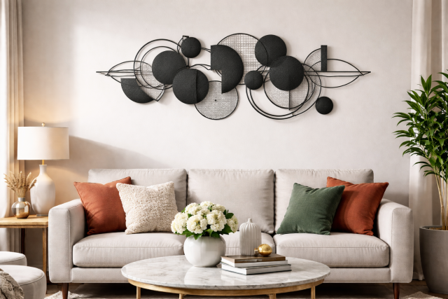 decorazioni da parete in metallo