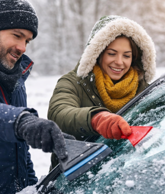 raschietto per ghiaccio auto