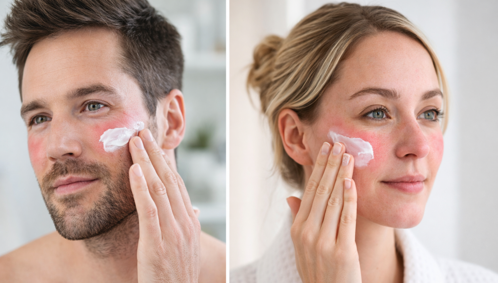 crema viso anti rossore