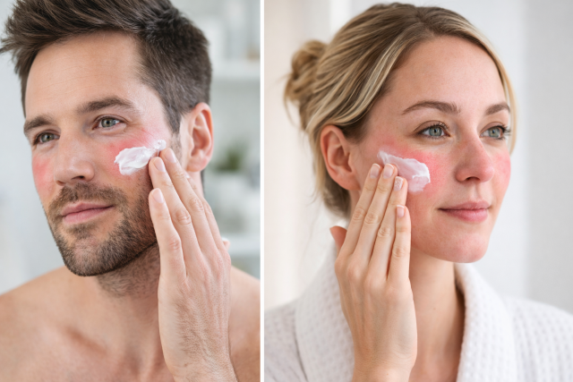 crema viso anti rossore