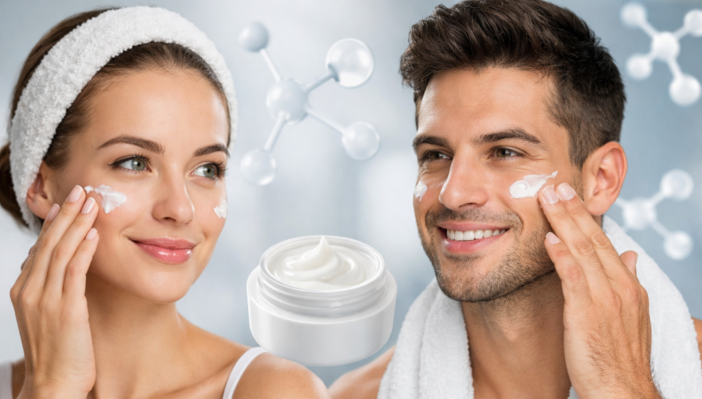 crema viso con peptidi