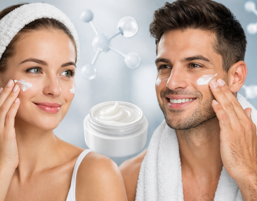 crema viso con peptidi