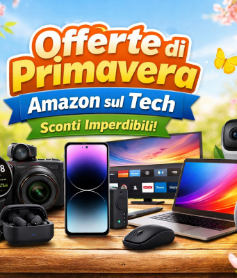 offerte di primavera Amazon sul tech