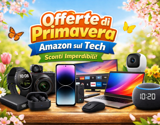 offerte di primavera Amazon sul tech