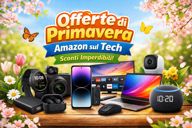 offerte di primavera Amazon sul tech
