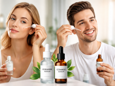 siero viso con ceramidi
