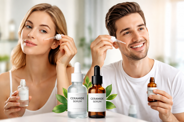 siero viso con ceramidi
