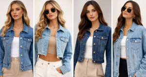 giacca jeans donna
