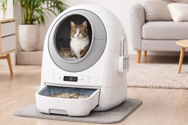 lettiera autopulente per gatti