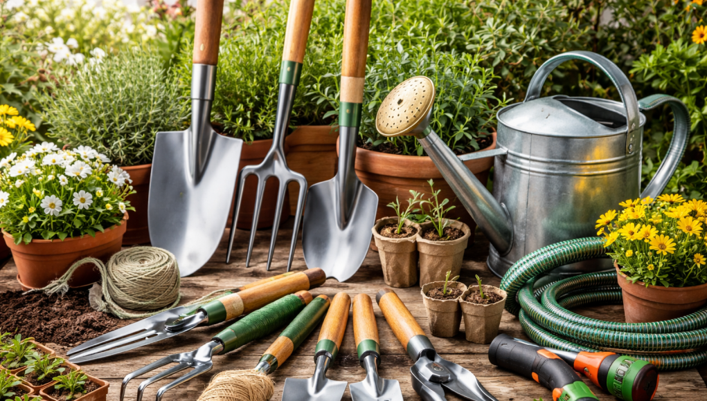 attrezzi da giardinaggio