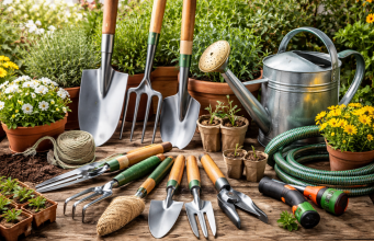 attrezzi da giardinaggio