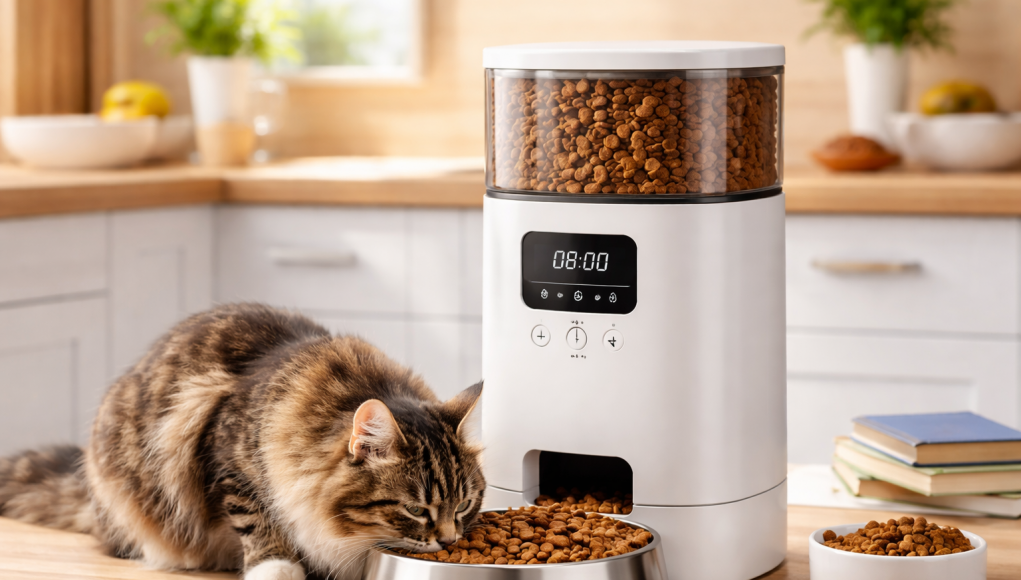 distributore automatico cibo gatti