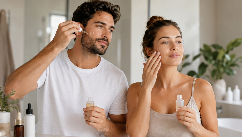 siero viso con microaghi