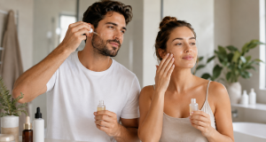 siero viso con microaghi
