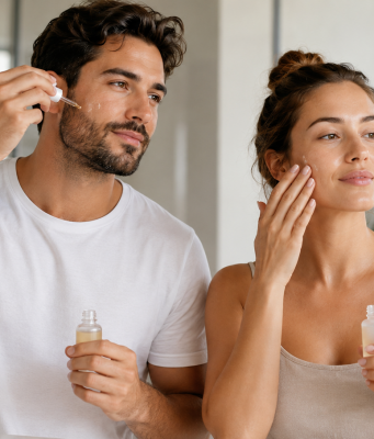 siero viso con microaghi