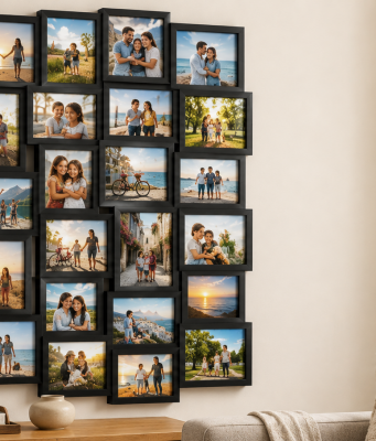 cornice multipla portafoto